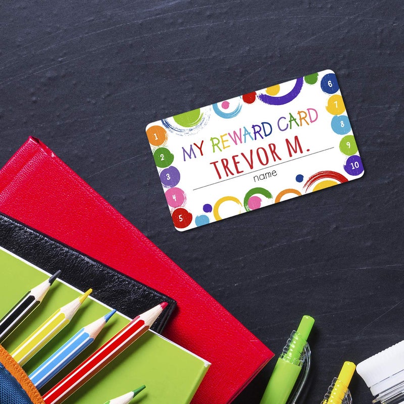 Canopy Street Bubbly And Bright Classroom Reward Cards / 100 School Students Behavior Incentive Cards/Colorful Motivational Teacher Awards - Image 3